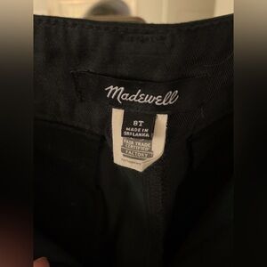 Madewell Harlow wide leg pants 8T tencel and linen blend.